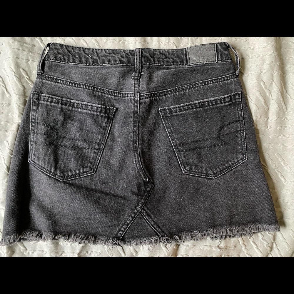 Charcoal Black American Eagle Mini Skirt - Size 0